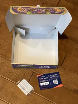NYCC 2025 Magic The Gathering TMNT Promo Card , Post Card & Pizza Box - Image 2