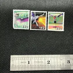 Aerodactyl Pokemon Stamp Card Japan Rare Pocket monster NINTENDO SHOGAKUKAN F/S - Image 2