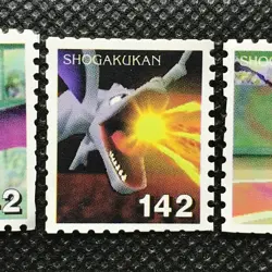 Aerodactyl Pokemon Stamp Card Japan Rare Pocket monster NINTENDO SHOGAKUKAN F/S - Image 4
