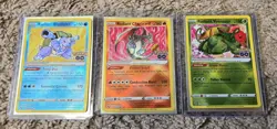 Pokemon GO - Radiant Charizard Blastoise Venusaur - 3 Pokemon Cards - NM/M - Image 1
