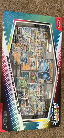 Limited Prismatic Evolutions Box Sealed Pokemon Cards Lucario - Image 1