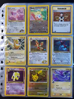 Lot of 90 ALL HOLO Vintage Pokemon Card Binder Collection - Image 4