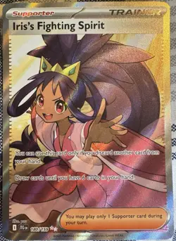 Iris's Fighting Spirit 180/159 Full Art Journey Together Pokemon Card TCG NM - Image 1