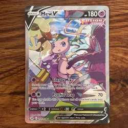 Pokemon TCG Fusion Strike Mew v Holo Alternative Art Ultra Rare Card 251/264 - Image 1