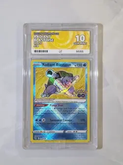 Radiant Blastoise #18 Gem Mint 10 Ace Graded Holo Pokemon Card Perfect Subgrades - Image 1