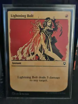 Lightning Bolt (Showcase) Commander Legends: Battle for Baldur's Gate Foil - Image 1