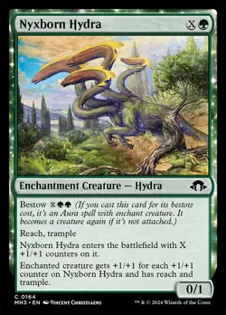 NM Foil Nyxborn Hydra, MTG, Modern Horizons 3, Magic the Gathering, 164 - Image 1