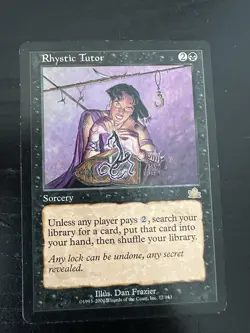 MTG Rhystic Tutor MP Prophecy Magic the Gathering - Image 1