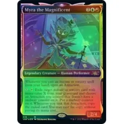 Foil Myra The Magnificent (showcase) (galaxy Foil) M/NM Magic MTG Unfinity - Image 1