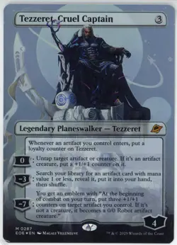 Tezzeret, Cruel Captain Borderless Foil Edge of Eternities MTG 0287 EOE - Image 1