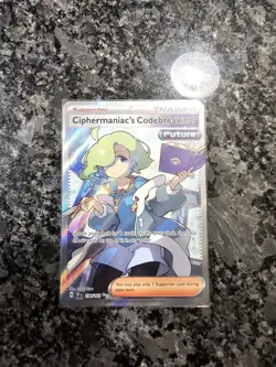 Ciphermaniac's Codebreaking 198/162 SV05 Temporal Forces Holo Pokemon TCG Card - Image 1
