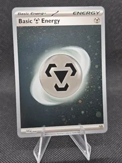 Pokemon TCG Basic Steel Energy SVE 008 Holo Rare Pokemon 151 - NM - English - Image 1