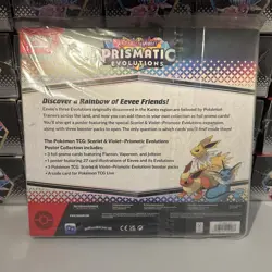 Pokemon Scarlet Violet Prismatic Evolutions Poster Collection Box - New & Sealed - Image 2