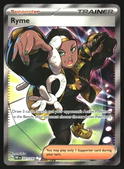 RYME 2023 SCARLET & VIOLET SERIES - OBSIDIAN FLAMES #221 ULTRA RARE - Image 1