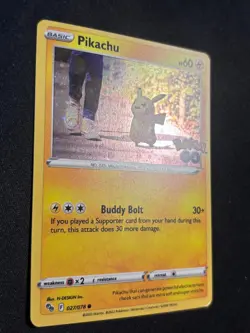 Pikachu - Cosmos Holo - Pokemon GO - 027/078 - NM - Image 2