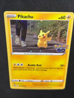 Pikachu - Cosmos Holo - Pokemon GO - 027/078 - NM - Image 5