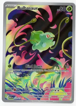 Pokemon TCG ‘Bulbasaur 133/132’ IR - Mega Evolution - English - Non Promo - Image 1