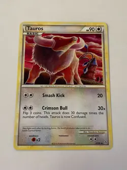 Tauros 41/95 Pokemon HG & SS Unleashed Uncommon Non Holo NM/MINT 2010 box-S2 - Image 1