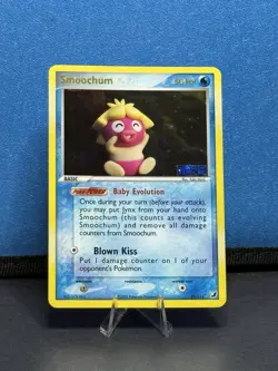 Smoochum 31/115 (Ex Unseen Forces) Stamped Prerelease Reverse Holo Pokemon MINT - Image 2