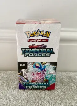 Pokemon TCG S&V Temporal Forces Half Booster Box 18 Pks | Sealed | FREE Delivery - Image 1