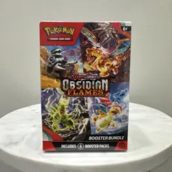 Obsidian Flames Booster Bundle 6 Packs Scarlet & Violet Pokemon TCG *SEALED/NEW* - Image 1