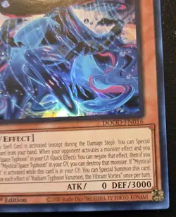 Radiant Typhoon Varuroon, The Vibrant Vortex DOOD-EN016 Super Rare Yu-Gi-Oh! TCG - Image 5