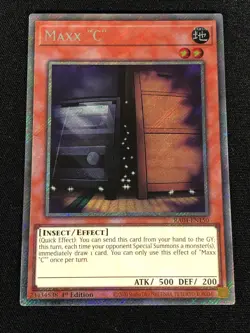 Yugioh Max "C" RA04-EN150 1st Platinum Secret (NM) - Image 1