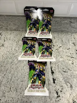🔥 Yu-Gi-Oh! Doom of Dimensions Sleeved Booster Packs LOT Of 5- 1st Edition🔥🔥 - Image 1