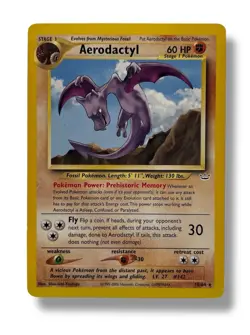 Pokemon TCG - Aerodactyl 15/64 - Non Holo Rare - Neo Revelation LP Card - Image 1
