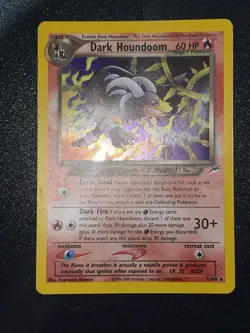 Pokemon Neo Destiny Dark Houndoom Holo Rare Card 7/105 NM - Image 1