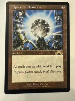MTG: Sphere of Resistance Stronghold Regular Card Magic The Gathering - Image 1