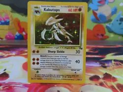 Kabutops 9/62 Fossil Holo Rare Pokemon Card 1999 WOTC LP Lightly Played - Image 1