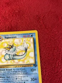 1st Edition Vaporeon 28/64 Jungle Regular Pokemon Card Wotc Played - Image 2