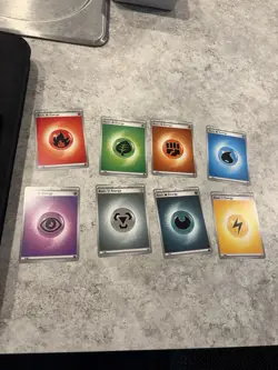 TCGuard Binder 9 Pocket Black With Pokemon Card Two Packs And Energies - Image 2