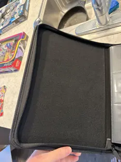 TCGuard Binder 9 Pocket Black With Pokemon Card Two Packs And Energies - Image 5