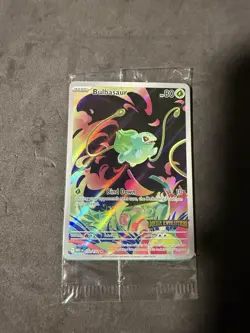 Bulbasaur 133/132 Mega Evolution Box Topper Stamp Stamped Promo Pokemon Card - Image 1