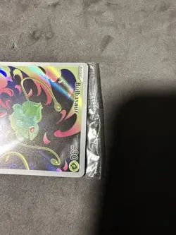 Bulbasaur 133/132 Mega Evolution Box Topper Stamp Stamped Promo Pokemon Card - Image 3