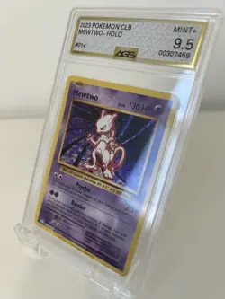 2023 Pokemon CLB Mewtwo Holo Card Mint+ AGS 9.5 Rating - Image 2