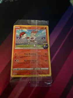Scorbunny on the Ball Pokemon Futsal Promo Card Sealed - Image 1