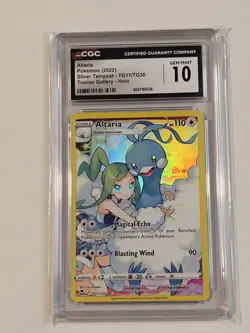 CGC 10 Gem Mint Altaria Trainer Gallery Silver Tempest TG11/TG30 Pokemon Card - Image 1