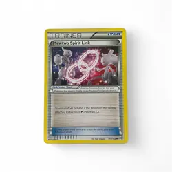 Pokemon Mewtwo Spirit Link Card 144/162 Regular Breakthrough Pokemon TCG - Image 1