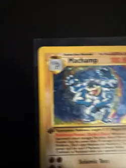 Pokemon Card Machamp 100 HP Holo 1st Edition Seismic Toss - Image 2