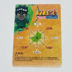 Might Guy - Naruto Trading Card HY-R-062 Rainbow Holo Foil Rare 7th Gate Tc7 - Image 2