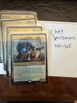 Brightglass Gearhulk x4 TWO ARE FOIL Aetherdrift NM mtg - Image 1