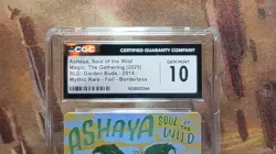 MTG Ashaya, Soul of the Wild #2014 🌈 Foil Borderless SLD Garden Buds CGC 10 - Image 2