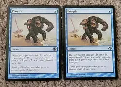 2x X2 Pongify #44 Planar Chaos PLC Magic MTG NM-LP - Image 1