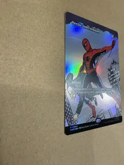 FOIL Heroic Intervention (Borderless) 0034 MTG Spider-Man - Image 4
