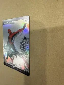 FOIL Heroic Intervention (Borderless) 0034 MTG Spider-Man - Image 5