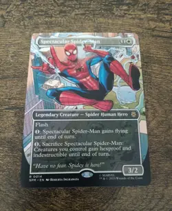 MTG Spectacular Spider-Man Borderless - Spiderman - 14 Rare - Image 1