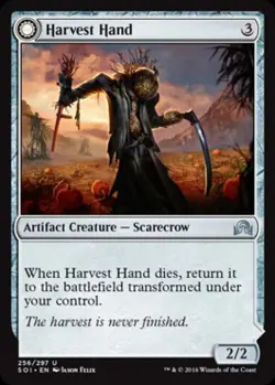 Harvest Hand (Scrounged Scythe) - Light Play MTG Shadows Over Innistrad - Image 1